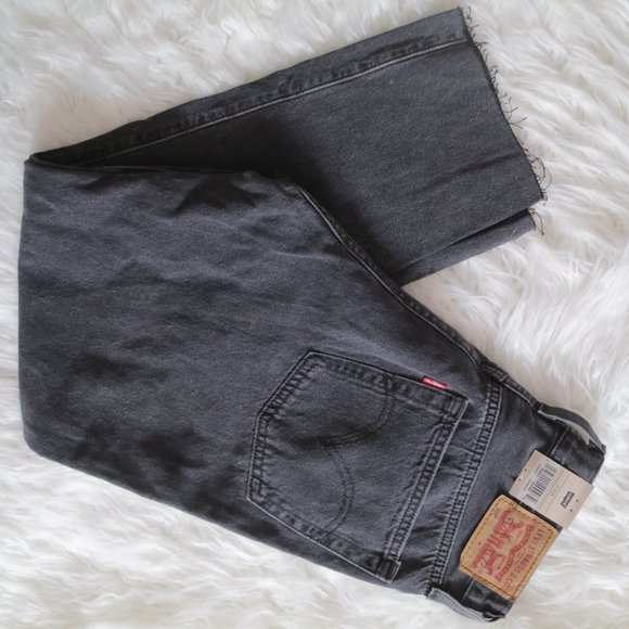 Levi's Women's Straight Leg Jeans - Black - Picture 4 of 10